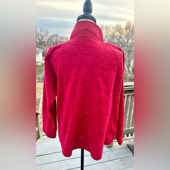 St John’s Bay Women’s Red Fleece Sweater Sweatshirt PXXL​​​ - Picture 5 of 7